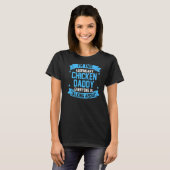 Mannen vader pater Chicken T-shirt (Voorkant volledig)