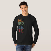 Mannen vader sinds juni 2020 t-shirt (Voorkant volledig)