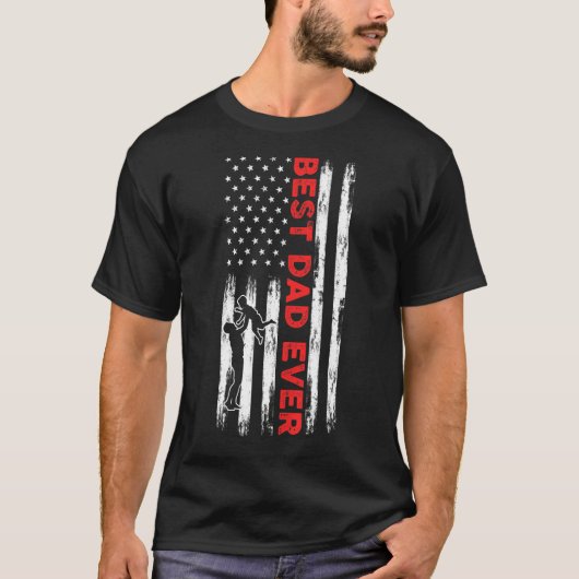 Mannen vader vader vader vader 1 t-shirt (Voorkant)