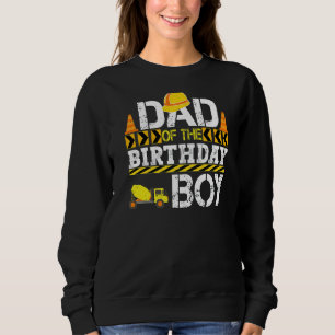 Mannen vader van de 'Birthday Boy Construction Tru Trui