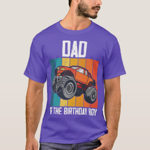 Mannen vader van de Birthday Boy Fathers Monster T T-shirt
