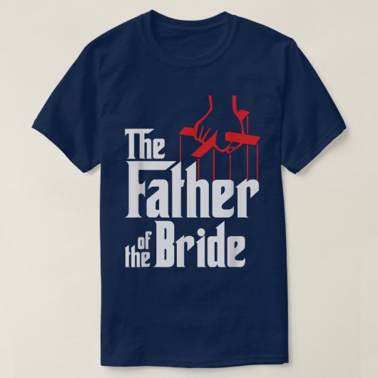 Mannen vader van de Bride T-shirt (Design voorkant)