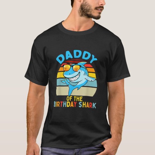 Mannen vader van de haaienziekte paps die beroemd  t-shirt (Voorkant)