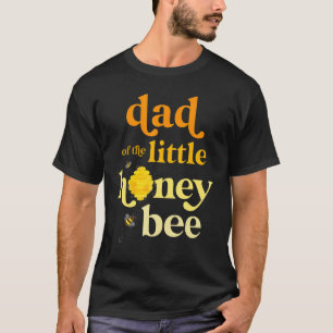 Mannen vader van de kleine honingbijen t-shirt