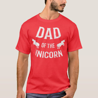 Mannen vader van de Unicorn Matching Vader Kinder T-shirt