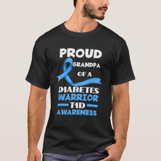 Mannen vader van Diabetes-aanhanger T1D Diabe T-shirt