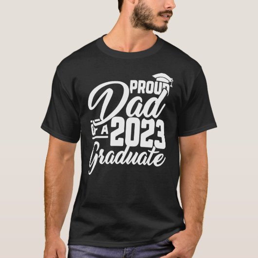 Mannen vader van een Afstuderen beroemde Afstudere T-shirt (Voorkant)