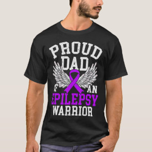 Mannen vader van een Epilepsy Warrior Epilepsy Awa T-shirt