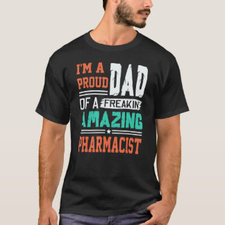 Mannen vader van een Freakin Geweldige apotheker - T-shirt