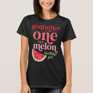Mannen vader van één op de Melon Birthday Girl Wat T-shirt