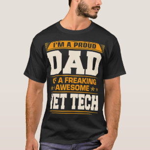 Mannen vader van Geweldige Vet Tech Vaderdag Gi T-shirt
