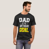 Mannen vader van het meisje van de geboorte Softba T-shirt (Voorkant volledig)