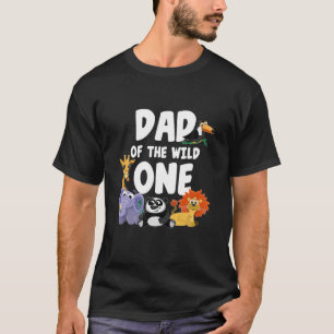 Mannen vader van het wilde dierentuin, Oerwoud van T-shirt