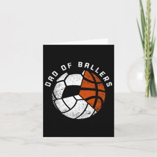 Mannen vader van knuffelaars plezier volleybal voe kaart