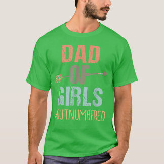 Mannen vader van meisjes overleden vaderdag t-shirt