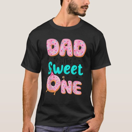 Mannen vader van The Sweet One eerste verjaardag T-shirt (Voorkant)