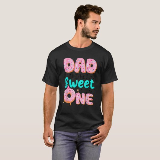 Mannen vader van The Sweet One eerste verjaardag T-shirt (Voorkant volledig)