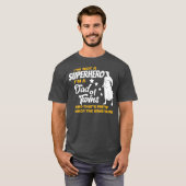 Mannen vader van tweelingen grappig cadeau voor tw t-shirt (Voorkant volledig)