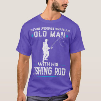 Mannen vader Vist Epert Gevist Boat Fisherman T-shirt