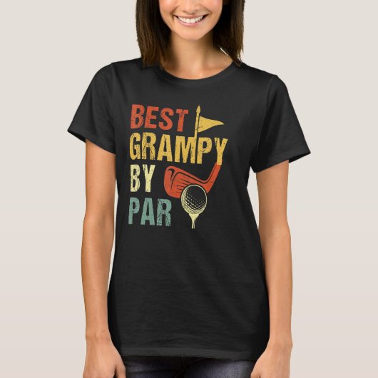 Mannen Vaderdag Best Grampy by Par T Shirt Funny (Voorkant)
