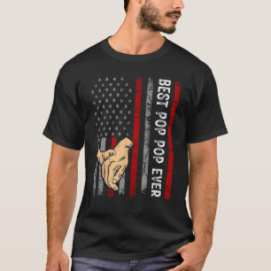 Mannen Vaderdag Beste Big Bro Ooit Met US America T-shirt
