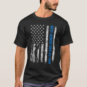 Mannen Vaderdag Beste Bonus Papa Door Par Golfer P T-shirt