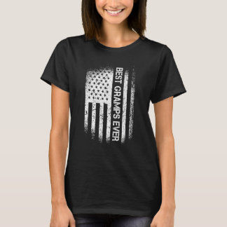Mannen Vaderdag Beste Gramps Ooit Met Ons Amerika T-shirt