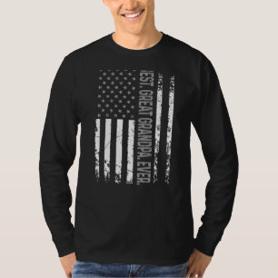 Mannen Vaderdag Beste Grootvader ooit Amerikaans T-shirt