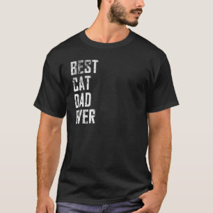 Mannen vaderdag  beste kat vader ooit t-shirt
