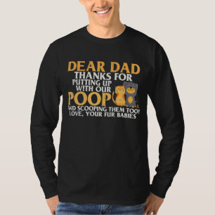 Mannen Vaderdag Beste pap Pet Dog Cat Puppy T-shirt