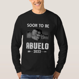 Mannen Vaderdag Binnenkort Abuelo 2022 Nieuw T-shirt