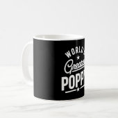 Mannen Vaderdag-cadeau van de grootste papaverwere Koffiemok (Voorkant links)