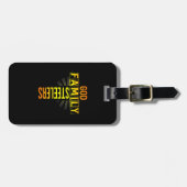 Mannen Vaderdag Goederenfamilie Steeler Cross Ch Bagagelabel (Voorkant horizontaal)