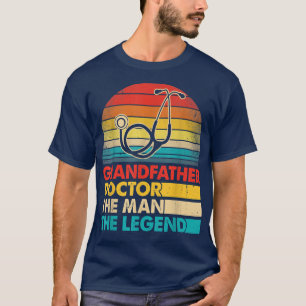 Mannen Vaderdag grootvader Doctor in het Man Le T-shirt