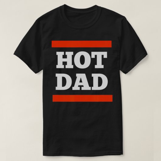 Mannen Vaderdag Hot Dad T-shirt (Design voorkant)