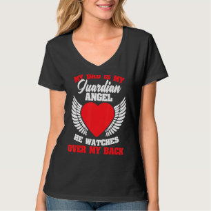 Mannen Vaderdag Jubileum vader in de hemel T-shirt