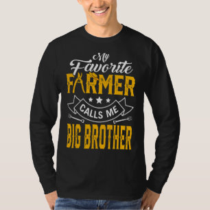 Mannen Vaderdag Mijn favoriete boer noemt me groot T-shirt