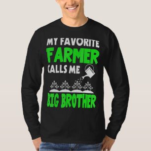 Mannen Vaderdag Mijn favoriete boer noemt me groot T-shirt