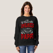 Mannen Vaderdag Mijn favoriete technicus belt me P Trui (Voorkant volledig)