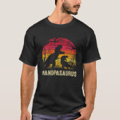 Mannen Vaderdag opa Saurus Rex Funny Dinosaur T-shirt (Voorkant)