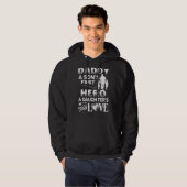 Mannen vaderdag papa Sons First Hero Daughters Fi Hoodie (Voorkant volledig)