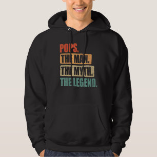 Mannen Vaderdag Poppen het Man de mythe de leeuw Hoodie