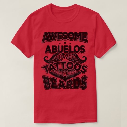 Mannen vaderdag T-shirt Geweldige buelos hebben Ta (Design voorkant)