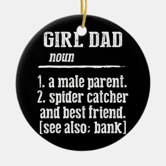 Mannen vaderdag T-shirt grappige definitie van mei Keramisch Ornament (Voorkant)