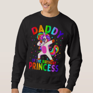 Mannen Vaderdag Unicorn Princess Daughter Trui