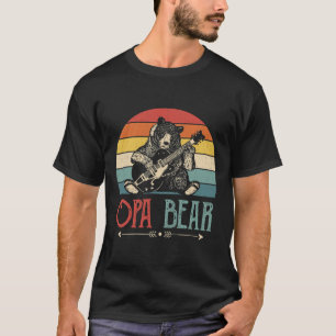 Mannen Vaderdag van de Vintage van het Beer van de T-shirt