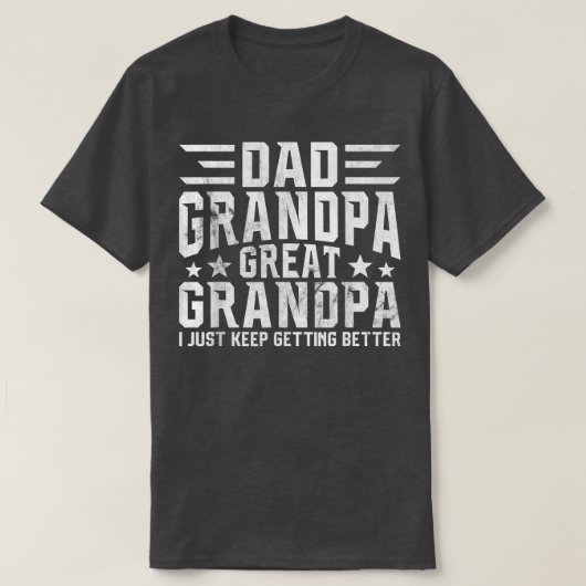 Mannen vaderdag van opa t-shirt (Design voorkant)