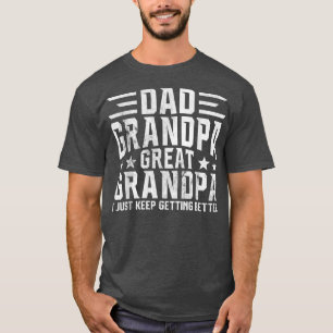 Mannen vaderdag van opa t-shirt