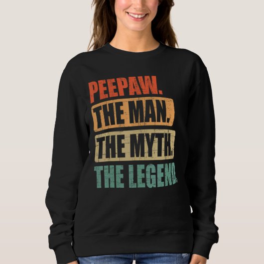 Mannen Vaderdag van Peepaw Het Man Trui (Voorkant)