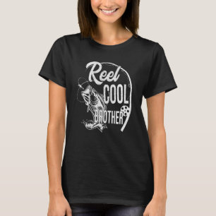 Mannen Vaderdag Vis Reel Cool Broer Vis T-shirt
